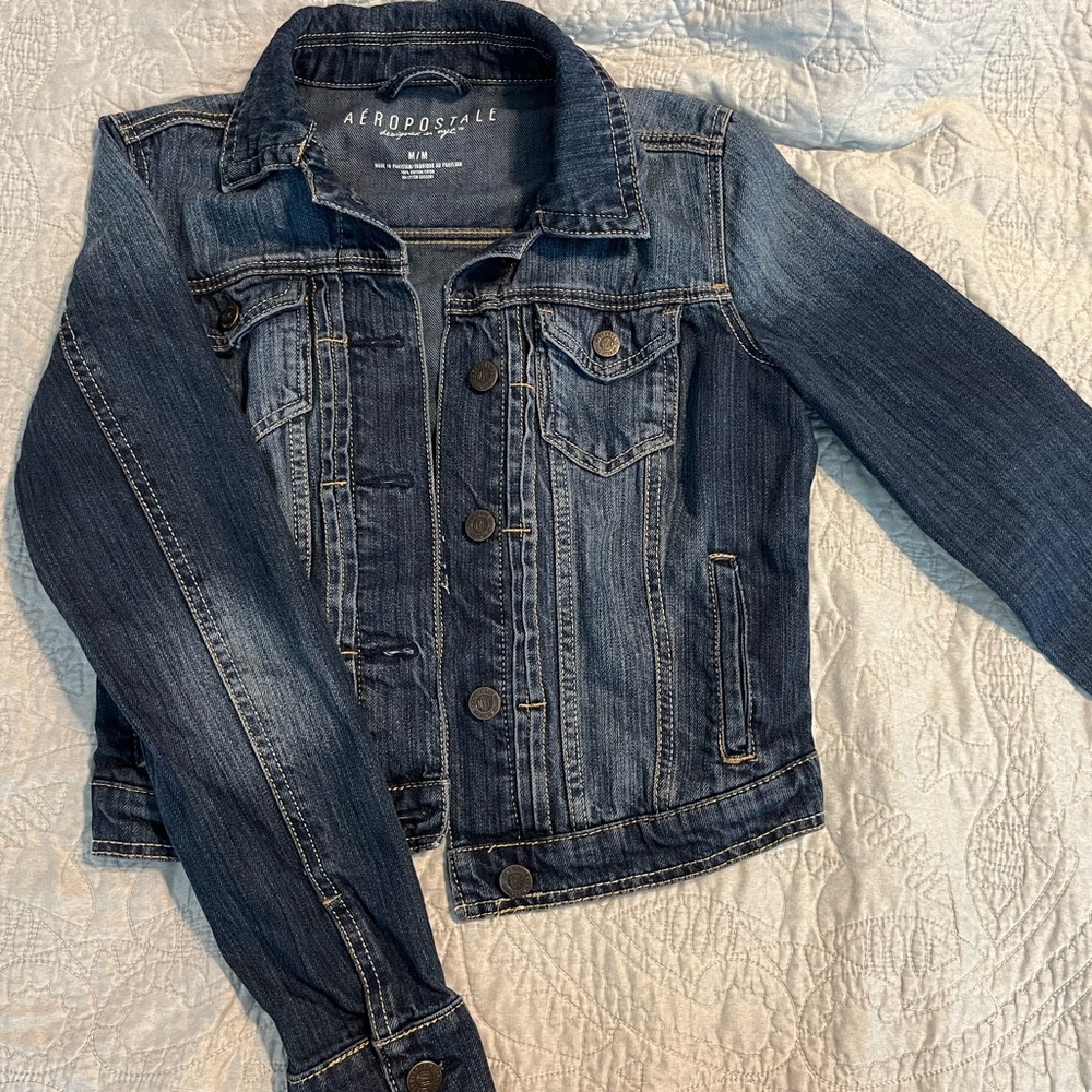 Aeropostale Dark Wash Denim Jacket